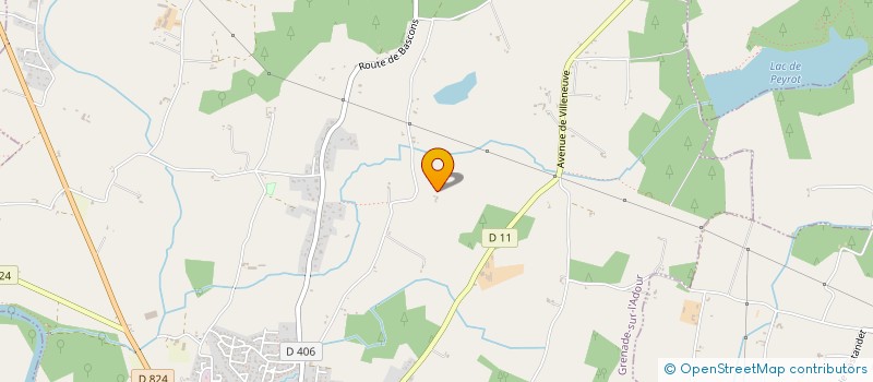 localisation de l'entreprise MADAME GEORGETTE DAYRE  GRENADE SUR L'ADOUR