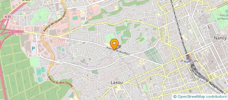 localisation de l'entreprise MADAME GEORGETTE DECLERIEUX  NANCY