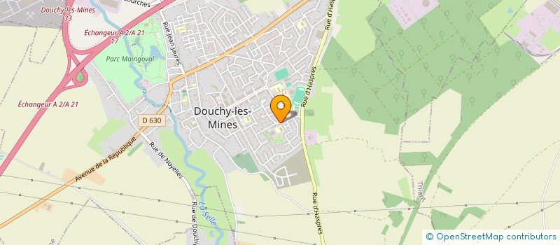 localisation de l'entreprise MADAME GEORGETTE DELATOUR à DOUCHY-LES-MINES