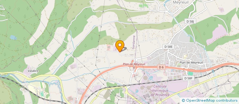 localisation de l'entreprise MADAME GEORGETTE DEMICHELIS à GARDANNE