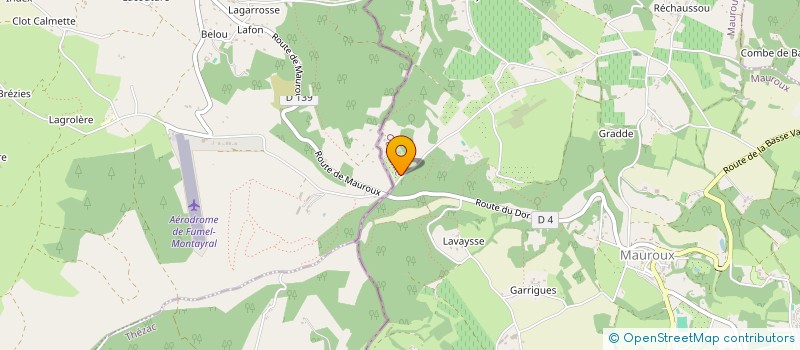 localisation de l'entreprise MADAME GEORGETTE DESPRAT  TOUZAC