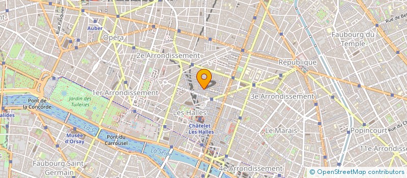 localisation de l'entreprise MADAME GEORGETTE DORIER à PARIS