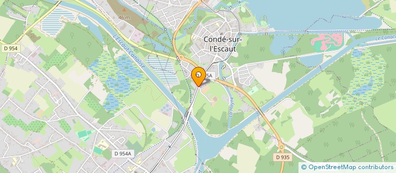 localisation de l'entreprise MADAME GEORGETTE DUCELLIER  FRESNES-SUR-ESCAUT