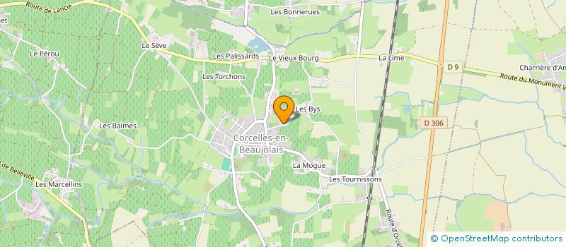 localisation de l'entreprise MADAME GEORGETTE DUMAS à CORCELLES-EN-BEAUJOLAIS