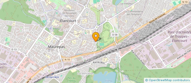 localisation de l'entreprise MADAME GEORGETTE DUMONT  ELANCOURT