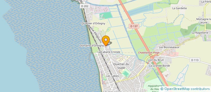 localisation de l'entreprise MADAME GEORGETTE DUVIVIER à CHATELAILLON-PLAGE