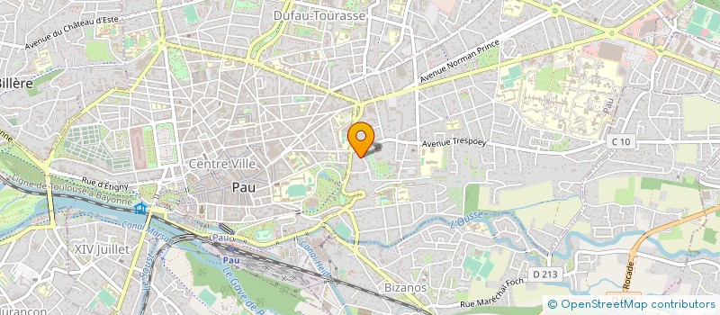 localisation de l'entreprise MADAME GEORGETTE ESTOUP à PAU