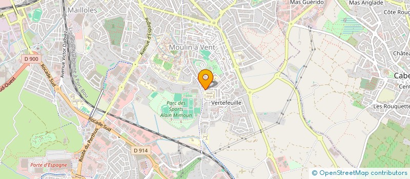 localisation de l'entreprise MADAME GEORGETTE FIGUERES  PERPIGNAN