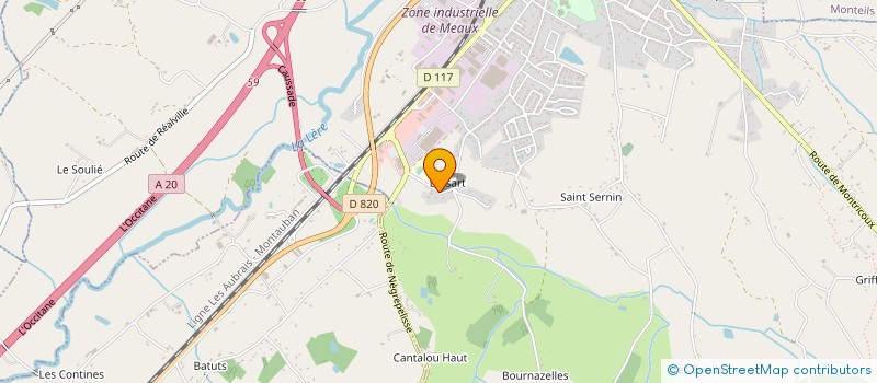 localisation de l'entreprise MADAME GEORGETTE GERARD  CAUSSADE