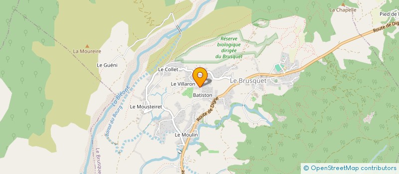 localisation de l'entreprise MADAME GEORGETTE GILLY  LE BRUSQUET