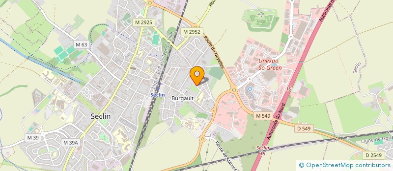 localisation de l'entreprise MADAME GEORGETTE GRAVE  SECLIN