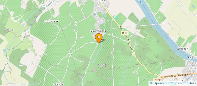 localisation de l'entreprise MADAME GEORGETTE GUILAINE  MOULON