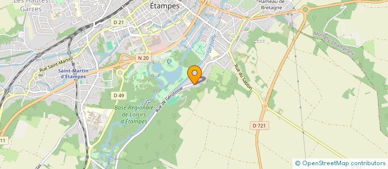 localisation de l'entreprise MADAME GEORGETTE GUILLAUMOT à ETAMPES