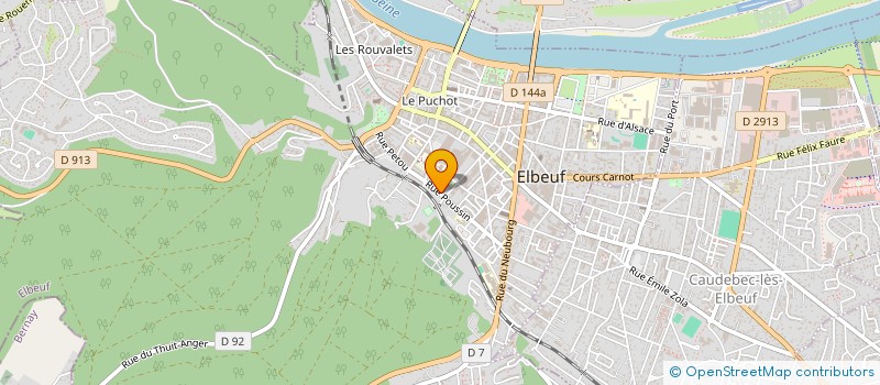 localisation de l'entreprise MADAME GEORGETTE HAUSER à ELBEUF