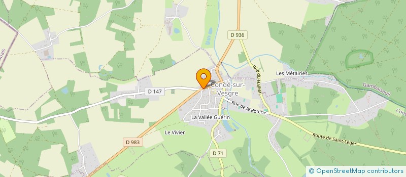 localisation de l'entreprise MADAME GEORGETTE HEINZE  CONDE-SUR-VESGRE