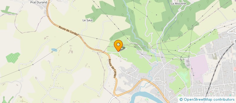 localisation de l'entreprise MADAME GEORGETTE ISSANCHOU  CAGNAC-LES-MINES