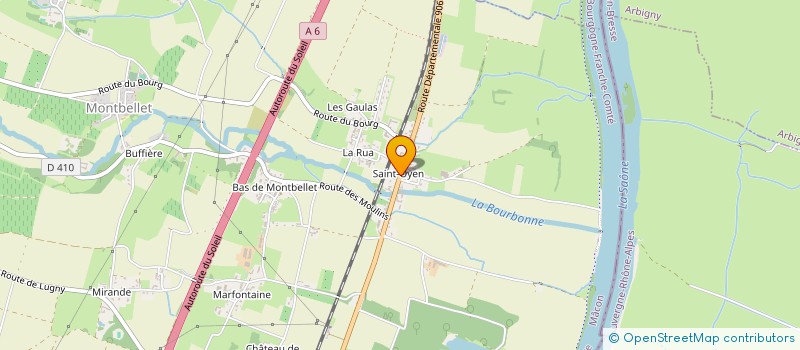 localisation de l'entreprise MADAME GEORGETTE JHUREEA  SAINT-ALBAIN