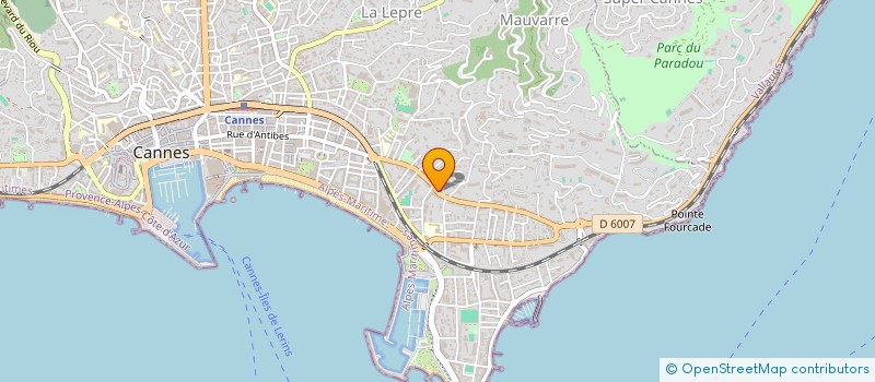 localisation de l'entreprise MADAME GEORGETTE LAINE à CANNES