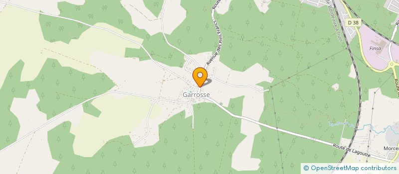 localisation de l'entreprise MADAME GEORGETTE LAPEYRE  MORCENX-LA-NOUVELLE