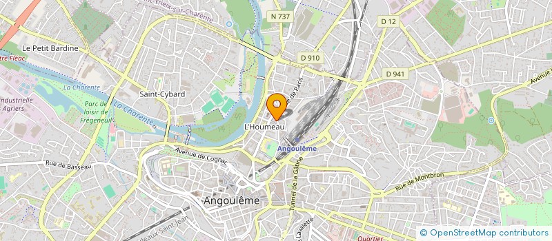localisation de l'entreprise MADAME GEORGETTE LAROUSSARIE à ANGOULEME