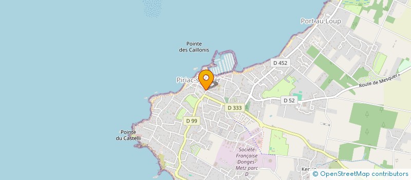 localisation de l'entreprise MADAME GEORGETTE LE BARS  PIRIAC-SUR-MER