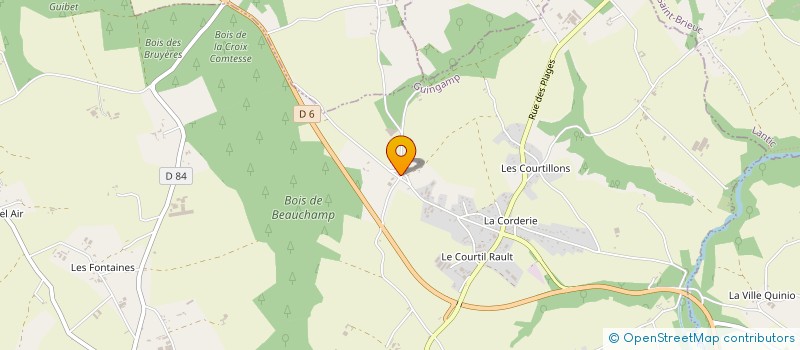 localisation de l'entreprise MADAME GEORGETTE LE BOZEC à PLELO