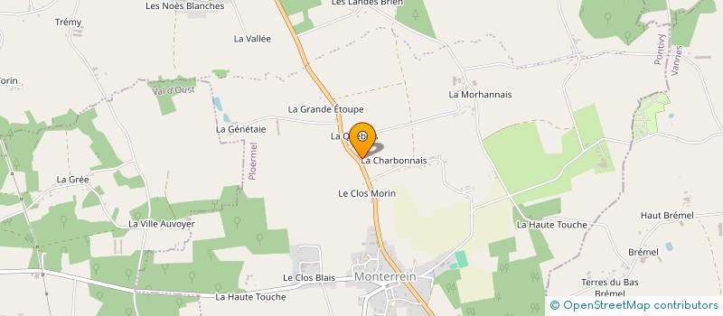 localisation de l'entreprise MADAME GEORGETTE LE CHENE  PLOERMEL