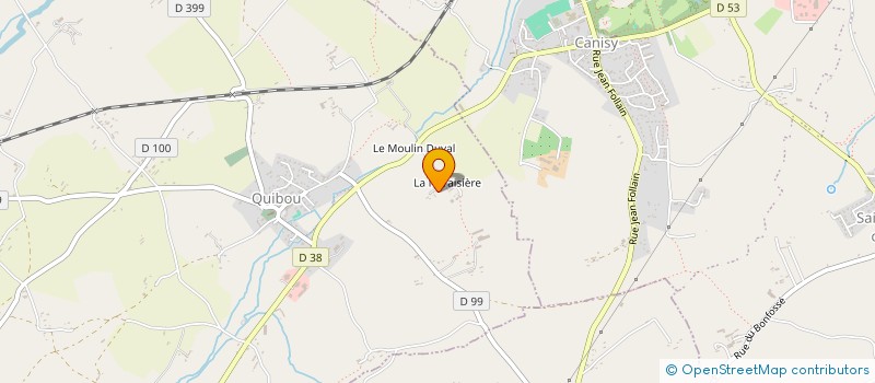 localisation de l'entreprise MADAME GEORGETTE LEBEHOT à QUIBOU