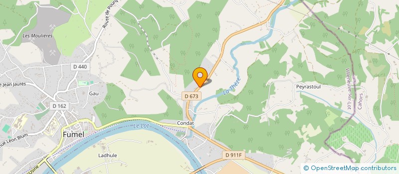 localisation de l'entreprise MADAME GEORGETTE LEMENOREL  FUMEL