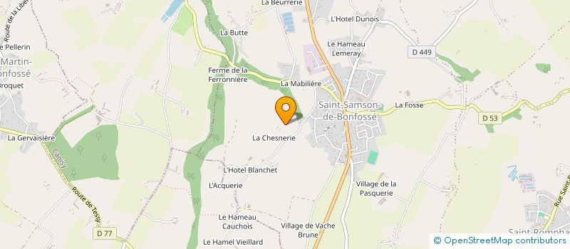 localisation de l'entreprise MADAME GEORGETTE LEPESQUEUX  BOURGVALLEES