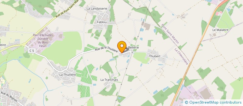 localisation de l'entreprise MADAME GEORGETTE LHOMELET à LA CHEVROLIERE