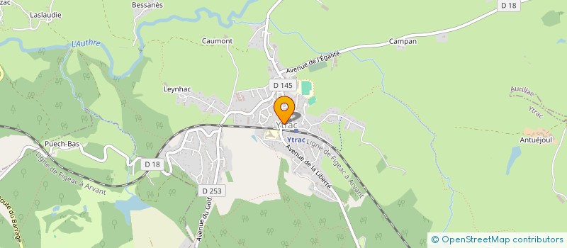 localisation de l'entreprise MADAME GEORGETTE MADAMOUR à ARPAJON-SUR-CERE