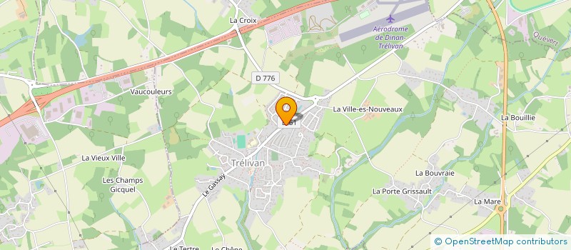 localisation de l'entreprise MADAME GEORGETTE MAILLARD  TRELIVAN