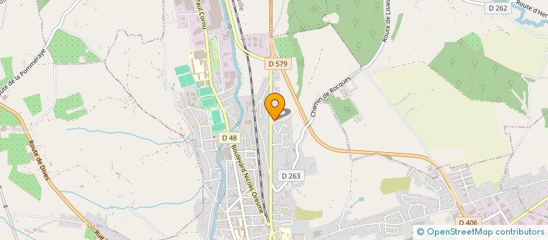 localisation de l'entreprise MADAME GEORGETTE MALOUNGA NGOLELA  LISIEUX