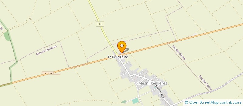 localisation de l'entreprise MADAME GEORGETTE MARIE  MESNIL-SELLIERES