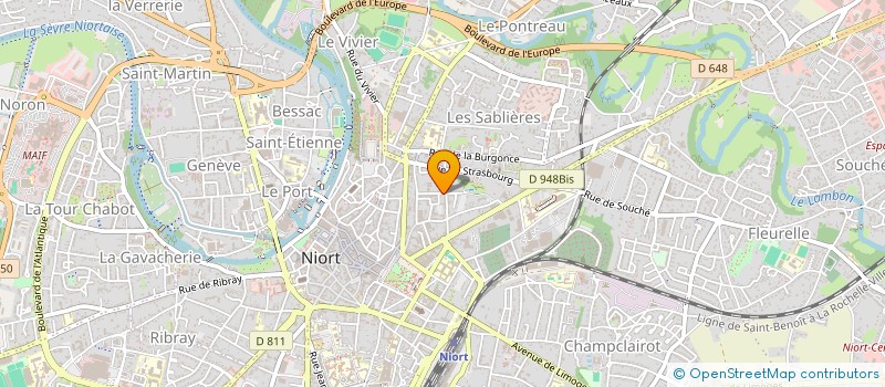 localisation de l'entreprise MADAME GEORGETTE MARTIN à NIORT