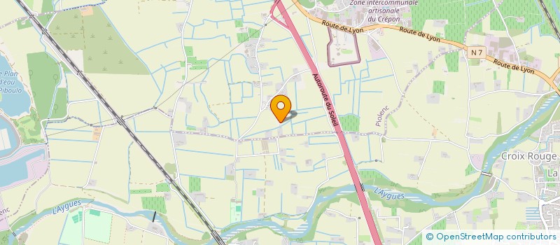 localisation de l'entreprise MADAME GEORGETTE MAYRE  PIOLENC