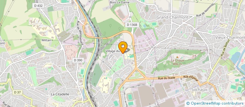 localisation de l'entreprise MADAME GEORGETTE MICHEL  MONTBELIARD