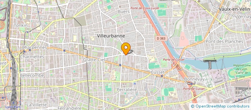 localisation de l'entreprise MADAME GEORGETTE MINET  VILLEURBANNE