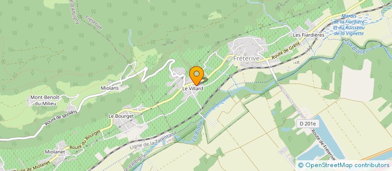 localisation de l'entreprise MADAME GEORGETTE MONIN  FRETERIVE