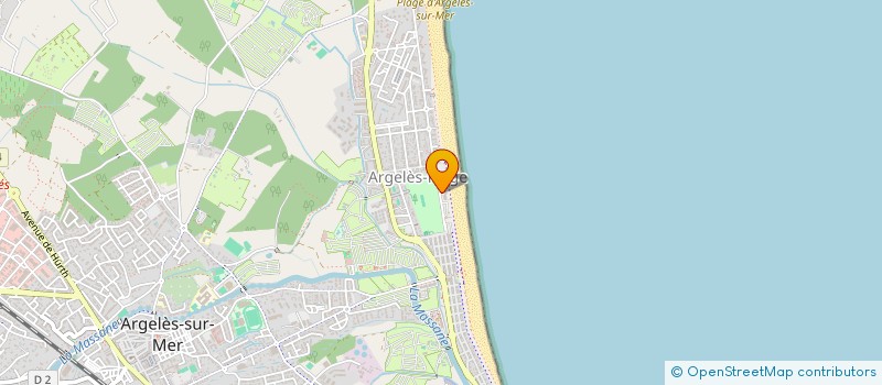 localisation de l'entreprise MADAME GEORGETTE ORHAN à ARGELES-SUR-MER