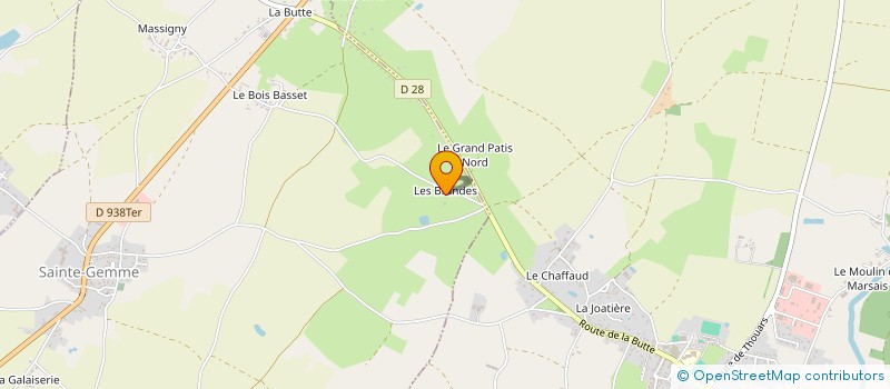 localisation de l'entreprise MADAME GEORGETTE PASQUINET  SAINTE-GEMME