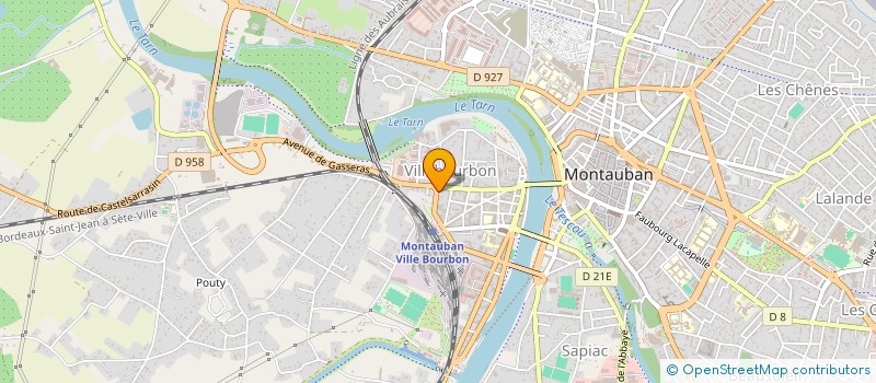localisation de l'entreprise MADAME GEORGETTE PEGOURIER à MONTAUBAN