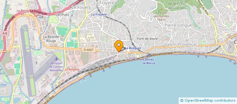 localisation de l'entreprise MADAME GEORGETTE PERETTI à CANNES