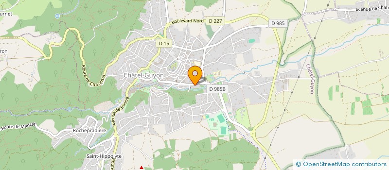 localisation de l'entreprise MADAME GEORGETTE PHELIPON à CHATEL-GUYON