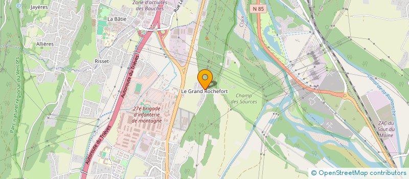 localisation de l'entreprise MADAME GEORGETTE POLLICAND  VARCES-ALLIERES-ET-RISSET