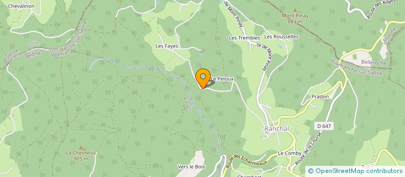 localisation de l'entreprise MADAME GEORGETTE PUILLET  RANCHAL