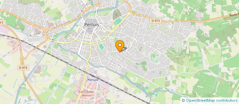 localisation de l'entreprise MADAME GEORGETTE RACINE  PERTUIS