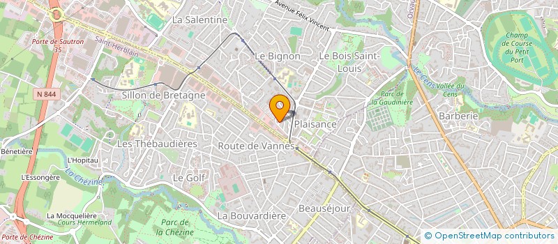 localisation de l'entreprise MADAME GEORGETTE RAMALALANIAINA à ORVAULT