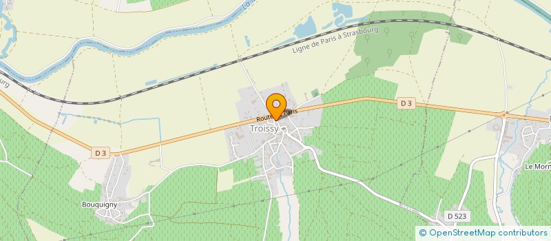 localisation de l'entreprise MADAME GEORGETTE REGNIER  BASLIEUX-SOUS-CHATILLON